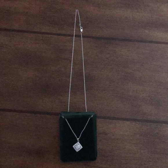 Jewelry 14k Gold White Diamond Pendant Poshmark